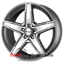 5x112 20x9.5 ET60 Stern Sil 66.6 MAK ALU KERÉKTÁRCSA