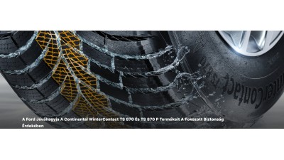 A Ford jóváhagyja a Continental WinterContact TS 870 és TS 870 P termékeit