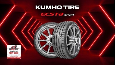 A Kumho ECSTA Sport nagyon jó értékelést kapott a Die Reifentester nyári gumiabroncs tesztjén